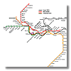 Схема метро в Бильбао